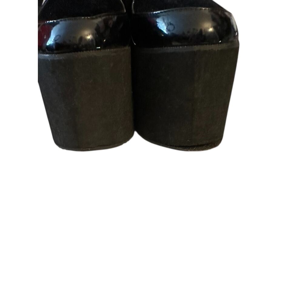 Iron Fist Creature of The Night Black Batwing Platform Shoes US 7 Goth Alt Punk - Picture 4 of 7